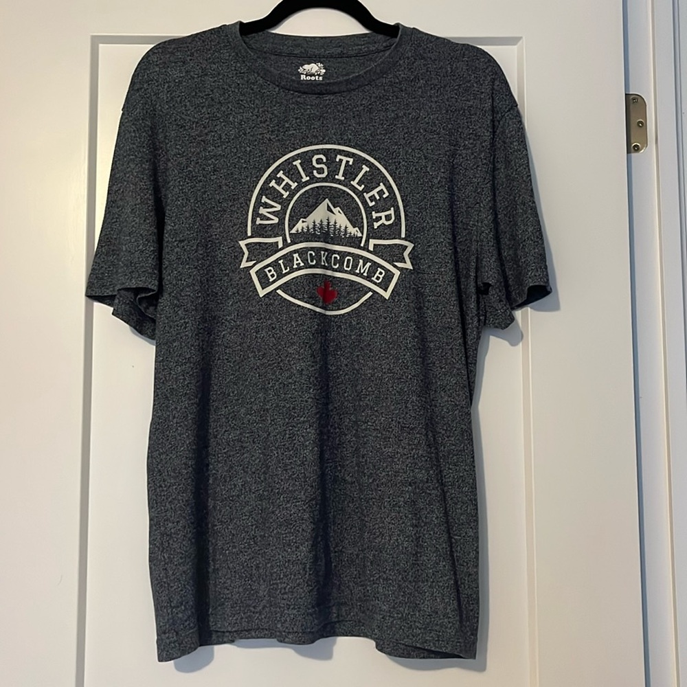 Roots Men’s Blue Whistler T-Shirt
